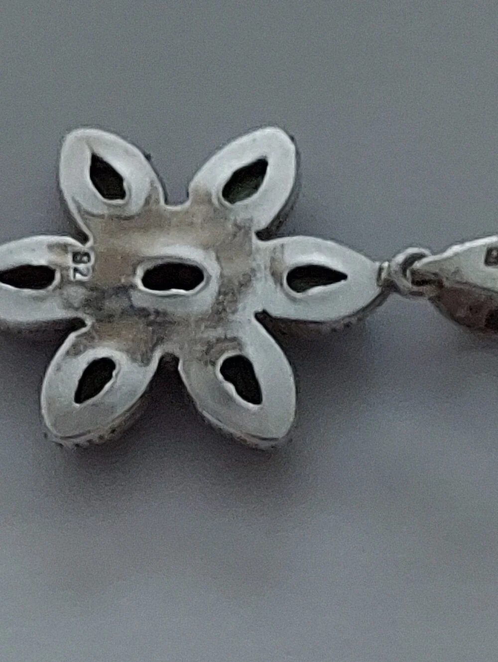 Sterling Silver and Peridot Pendant